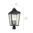thumbnail image 4 of Kichler Lighting - Forestdale - 4 Light Outdoor Post Mount In Traditional, 4 of 4