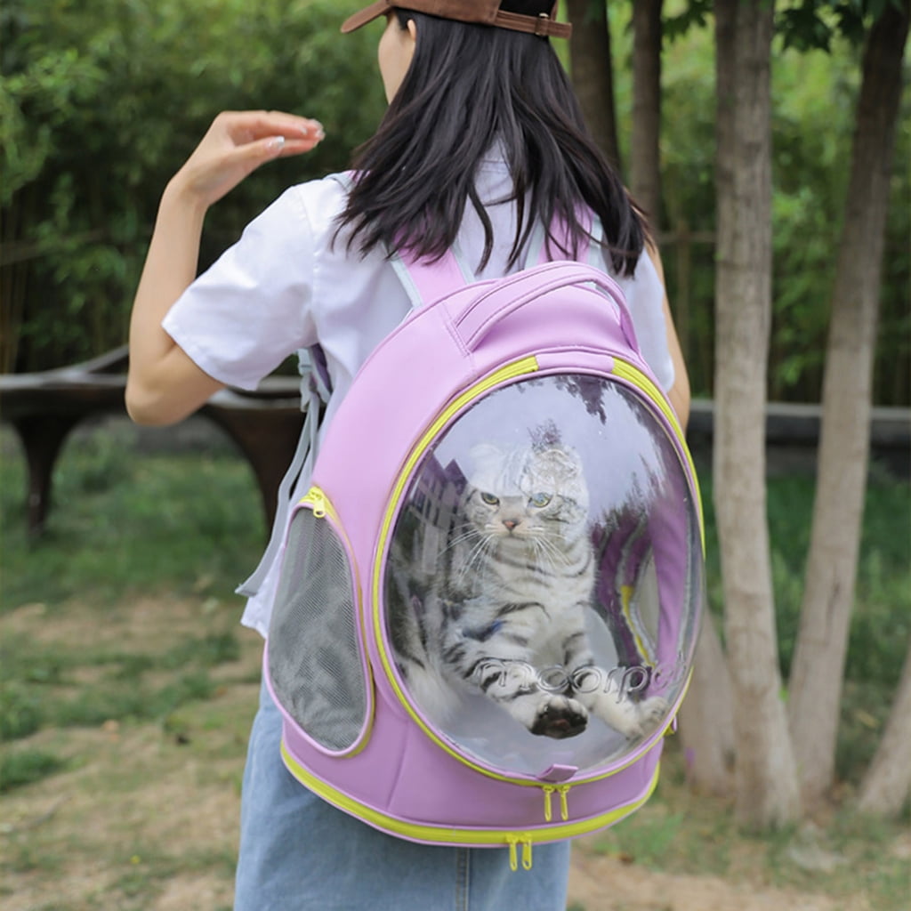 Stylish and Durable Cat Travel Carrying Bag Pet Backpack Perfect for Outdoor Activities and Shopping