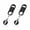 Black, variant on Stcellnmex 2 Pieces Retractable Flat Beer Opener Bartender Tool with Round Badge Reel Clips Holder for Kitchen Restaurant Home Party Black