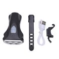 thumbnail image 1 of Faro de bicicleta impermeable IPX6 con Base de montaje, faro de bicicleta recargable a prueba de golpes de 1200mAh para ciclismo, 1 of 8