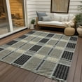 thumbnail image 6 of Addison Rugs Chantille Indoor/Outdoor Transitional Plaid Gray Washable Rectangle Rug, 5' x 7'6", 6 of 6