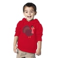 thumbnail image 2 of Awkward Styles Thanksgiving Toddler Hoodie Pink Turkey Fleece Hooded Sweatshirt, 2 of 5