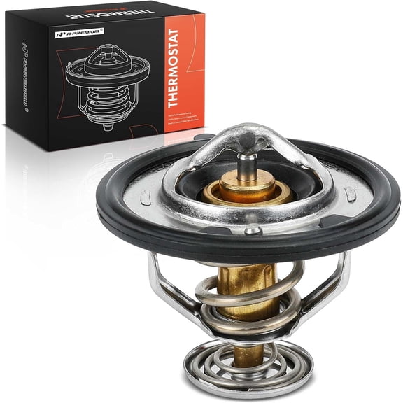 A-Premium Engine Coolant Thermostat Compatible with Honda Accord & Hyundai Sonata & Kia Optima & Toyota & Acura & Chrysler & Dodge & Infiniti & Kia & Lexus & Mitsubishi & Nissan & Saturn & Volvo