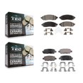 thumbnail image 1 of TEC Front Rear Ceramic Brake Pads Kit for Car Nissan LEAF KTC-100064, 1 of 10