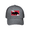 Charcoal, variant on Hog Fish Dive FLag 6 Panel Cotton Twill Pro-Style Snap Back Trucker Hat