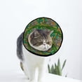 thumbnail image 1 of Cartoon Tropic Animal Soft Cat Dog Recovery Collar Adjustable Cat Cone Wound Healing Protective After Surgery for Cats, 1 of 7