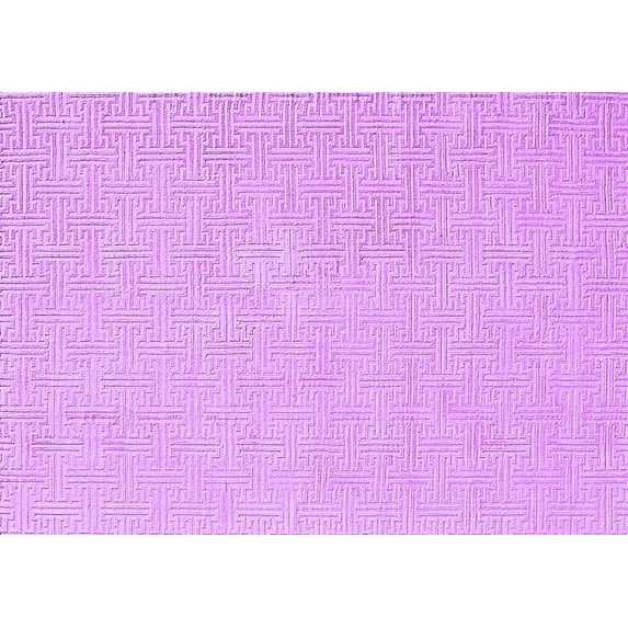 Ahgly Company Indoor Rectangle Solid Purple Modern Area Rugs, 8' x 10'