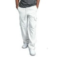 thumbnail image 6 of G-Style USA Men's Heavyweight Fleece Lounge Cargo Sweatpants, Up to 6XL, 6 of 7