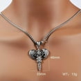 thumbnail image 4 of K-KED Vintage Punk Zicron Angel Wing Cross Sword Stainless Steel Pendant Necklace, 4 of 6