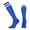 Blue, variant on Ovticza Baseball Soccer Softball Socks for Kids Youth Men & Women Over-the-Calf Knee High Socks (Multiple Colors) Fluorescent Green One Size