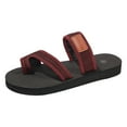 thumbnail image 2 of IUJSOY Womens Flip Flops Clip Toe Ring Flat Sandals Comfortble Yoga Mat Mesh Beach Slippers Slides, 2 of 9