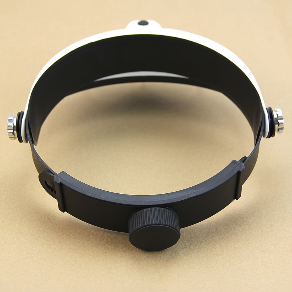 ZPAQI LED Lamp Light Headband Headset for Head Jeweler Magnifier Magnifying Glass Loup