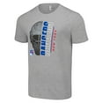 thumbnail image 2 of Men's Starter Heather Gray New York Rangers Half Helmet Logo T-Shirt, 2 of 3