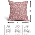 thumbnail image 5 of Pink Pillow Covers 20x20 Set of 2 Vintage Floral Rustic Old Style Cute Flower Print Decorative Outdoor Pillowcases Seasonal Farmhouse Throw Cushion Case Decor for Couch Sofa Bed, 5 of 6