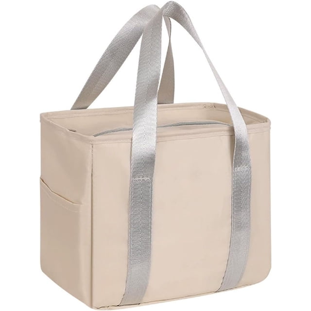 Lonchera Portátil Reutilizable Lonchera Termica Bolsa de Almuerzo Gran Capacidad Comida Bolsa de Almuerzo Aislada Impermeable y Ligera Hielera Aislante Tela Oxford Lunch Bag