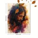 thumbnail image 3 of Qisvanset Framed Canvas Wall Art 12x16 Inch Jesus Embrace Watercolor Home Religious Art, 3 of 5