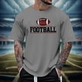 thumbnail image 2 of LUOGENLI T-shirts pour Homme pour Hommes T-Shirt de Sport à Manches Courtes T-shirts pour Homme T-Shirt Graphique Fête de la Saint-Patrick 4xlt T-shirts pour Hommes T-shirts Graphiques Fête de la Saint-Patrick Gris m, 2 of 4
