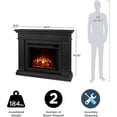thumbnail image 4 of Real Flame Centennial 56" Grand Electric Fireplace in Black, 4 of 9