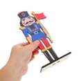 thumbnail image 4 of FRCOLOR Nutcracker Soldier Adornment Wood Nutcracker Figure For Christmas Decoration Household Decoration Table Centerpiece Holiday Figure, 4 of 7