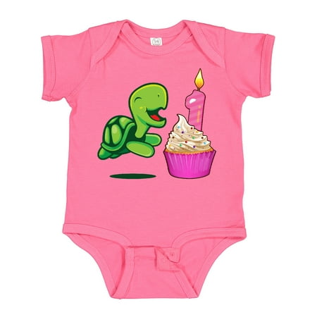 

Inktastic 1st Birthday Turtle Boys or Girls Baby Bodysuit