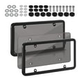 thumbnail image 4 of Universal Frame, Number Plate, with Screws, 6Inchx12inch Auto Accessory for Auto Front and Rear Car Tags Vehicles , Black, 4 of 7