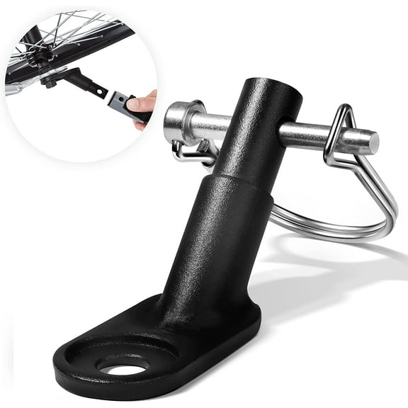 Anley Bike Trailer Coupler Hitch Connector Rust Proof Metal Bike Trailer Coupler Bicycle Attachment Adapter