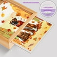 thumbnail image 4 of Welcome Fall Boxer Enjoys School Time Autumn Fall Leaves Acrylic Plaque with Wood Photo Frame Box Boxers Dog Lover Gifts Idea Light Box - 02013, 4 of 5