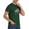 thumbnail image 5 of ONETECH Vintage Racing Mens Graphic T Shirt 100% Cotton Round Neck Tee Dark Green, 5 of 8