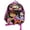 Pink 1, variant on Dora The Explorer NICK. JR Flowers Backpack, Large Rolling, Black (16")