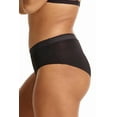 thumbnail image 3 of Women's Love Luna LLU-370 Midi Workout Lady Leaks Brief Panty (Black XL), 3 of 4