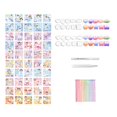 thumbnail image 4 of jifeng Card Sticker Set, Goo Card DIY Set, Goo Card Toy Homemade Pendant DIY Kit, Kit Girls 132pcs, 4 of 9