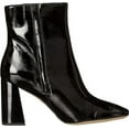 thumbnail image 6 of Sam Edelman Codie Black Patent Side Zipper Squared Toe Block Heel Fashion Boots (Black Patent, 7), 6 of 6