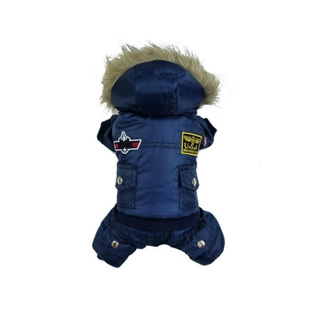 TELOLY 2026 New Dog Clothes Eye-Catching Combined Garment Dog Coat Waterproof & Windproof Charm Cute Dog Outfit for Small Dogs Puppies Xs Blue