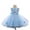 Blue, variant on XBASW Baby Flower Princess Dresses Newborn Girls Lace Tulle Dress Wedding Pageant Party Gown Dresses for 9M-3Y
