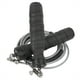 thumbnail image 5 of Cuerda de saltar de alambre de acero negra para adultos y estudiantes, ajustable, para deportes al aire libre., 5 of 9