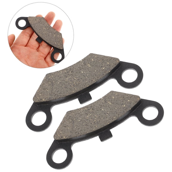 OULII Replacement Rear Brake Pads Motorcycle and Atv Black Disc Brake Compatible
