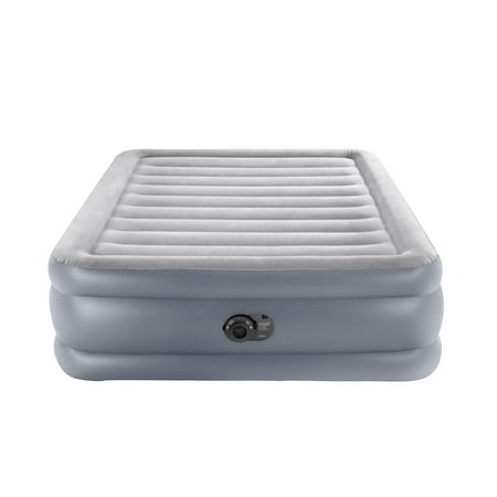 Intex 20 Dura-Beam Deluxe Raised Air Bed Mattress with Internal Pump - Queen