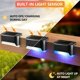 thumbnail image 3 of Lámpara solar resistente al agua, iluminación exterior con construcción duradera y cambio de color para embellecer su jardín, patio o jardín., 3 of 5
