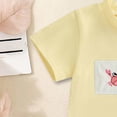 thumbnail image 7 of Taybagh Newborn Boy Outfits Summer Embroidered Printed Baby Boy Outfits 0-3 Months Plaid Shorts Set Cute Clothes, 7 of 7
