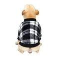thumbnail image 3 of Dog Clothes Plaid Pattern For Small Dog Boys Girls Warm Fleece ,Cold Weather Outfit, 3 of 5