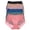 Flower Lace Front/Back (6-Pack), variant on Angelina Women's Mid Rise Cotton Brief Panties with Lace (6-Pack)