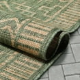 thumbnail image 7 of Well Woven Medusa Quay Modern Tribal Green 2'7" x 9'10" Runner Indoor Outdoor Rug, 7 of 7