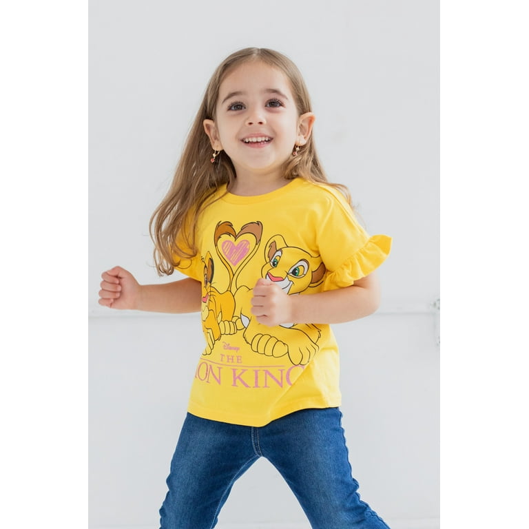 yellow toddler girl shirt