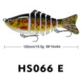 thumbnail image 1 of Señuelos de pesca realistas de 10 cm, multiarticulados, de hundimiento lento, cebos duros, accesorios de pesca, 1 of 5