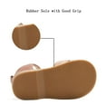 thumbnail image 4 of Toddler Girl Brown Sandals Size 7 - Little Girl Easter Summer Dress Shoes Lightweight Open Toe Beach Holiday, 4 of 5
