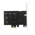 thumbnail image 1 of PCI-E to SATA Extender Splitter High Speed PCI-Express Expansion Card; PCI-E Card Desktop Computer Accessory, SA3106J, 6 ports, 1 of 1