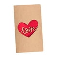 thumbnail image 2 of Tarjetas del Día de San Valentín, tarjeta de felicitación navideña de papel Kraft, de cumpleaños romántica para hombres y mujeres, , Amor de corazón, 2 of 8