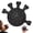 Black, variant on Irond Forearm Trainer, Iron Forearm Trainer Ball, for Men