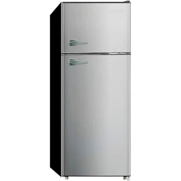 2 Door Apartment Size Refrigerator/Freezer Combo, 7.5 cu ft, Platinum Series, Stainless