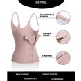 thumbnail image 6 of Waist Trainer Corset for Weight Loss Tummy Control Sport Workout Body Shaper Zipper Vest Tank Top, 6 of 6